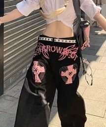 A'GEM/9 × .kom 『NIIER NOR/ニア ノア』 ROSE BALLOON DENIM PANTS