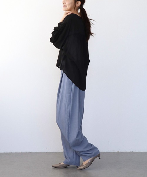 Jines（ジネス）の「モロッコパンツ（その他パンツ・レディース・ベージュ/ブラック/ブルー・38）」の6枚目の写真