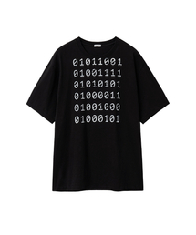 YOUCHE PRET A PORTER（ユッシュプレタポルテ）の「SQ BINARY SHORT SLEEVE TEE Black（Tシャツ/カットソー）」