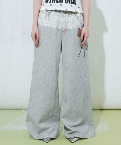 sedacle girl(セダクルガール)の「デジタルプリントパンツ(その他パンツ・レディース・グレー・SMALL/MEDIUM)」の2枚目の写真