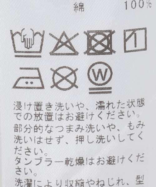 B.C STOCK(ベーセーストック)の「《追加》手洗い可 / 3D箔プリントTEE(Tシャツ/カットソー・レディース・アイボリー/チャコールグレー/ウッド・FREE)」の20枚目の写真