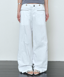 strap ny pants (white)