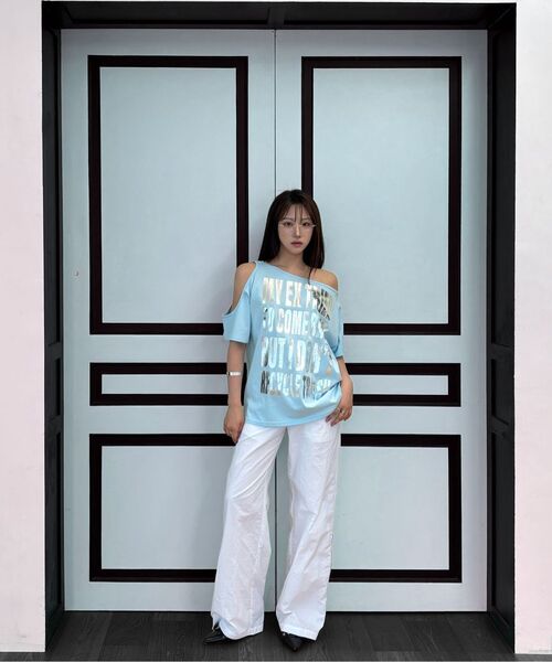 Midnight Move(ミッドナイトムーブ)の「strap ny pants (white)(その他パンツ・レディース・その他・SMALL/MEDIUM)」の8枚目の写真