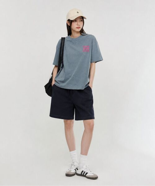 LENGAGEMENT(ランガージュマン)の「Agir Salt Wash Crop Short Sleeve T-Shirt (Mocha)(Tシャツ/カットソー・レディース・モカ・1/2)」の12枚目の写真