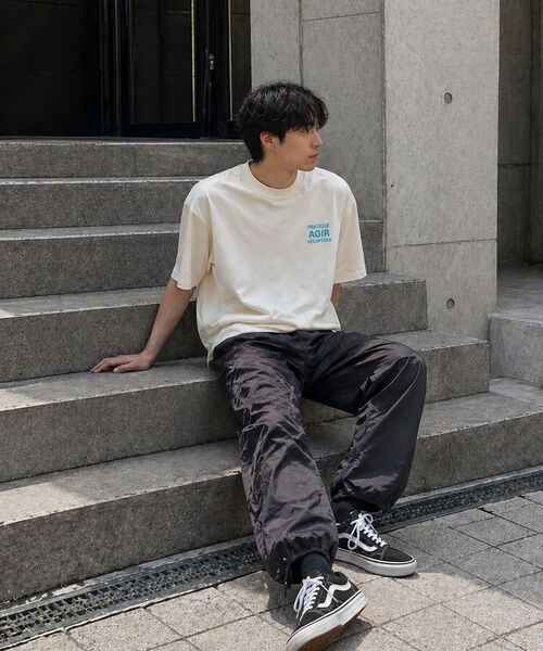 LENGAGEMENT(ランガージュマン)の「Agir Salt Wash Crop Short Sleeve T-Shirt (Mocha)(Tシャツ/カットソー・レディース・モカ・1/2)」の19枚目の写真