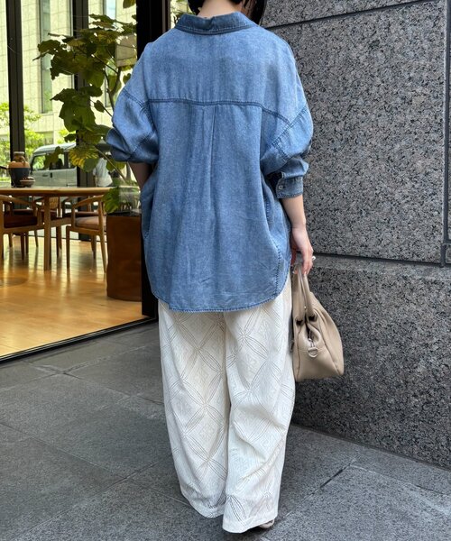 Jena espace merveilleux(ジェナ エスパスメルヴェイユ)の「パッチワーク風レースパンツ(その他パンツ・レディース・ブラック/アイボリー・FREE)」の17枚目の写真