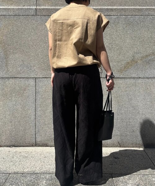 Jena espace merveilleux(ジェナ エスパスメルヴェイユ)の「パッチワーク風レースパンツ(その他パンツ・レディース・ブラック/アイボリー・FREE)」の6枚目の写真