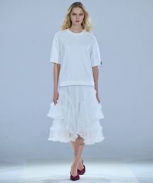 DOUBLE STANDARD CLOTHING | ドッキングチュールTシャツワンピース(ワンピース)