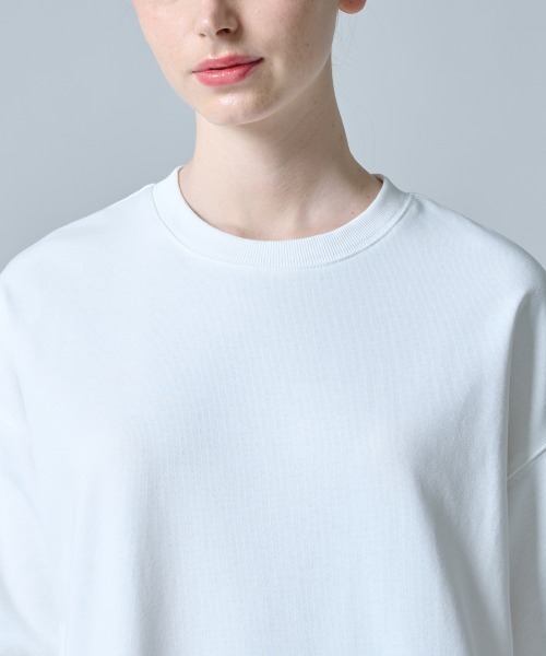 DOUBLE STANDARD CLOTHING(ダブルスタンダードクロージング)の「ドッキングチュールTシャツワンピース(ワンピース・レディース・ブラック/オフホワイト・FREE)」の7枚目の写真