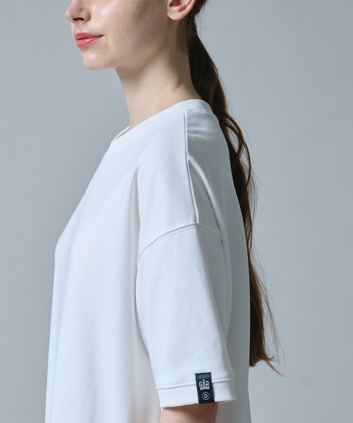 DOUBLE STANDARD CLOTHING(ダブルスタンダードクロージング)の「ドッキングチュールTシャツワンピース(ワンピース・レディース・ブラック/オフホワイト・FREE)」の8枚目の写真