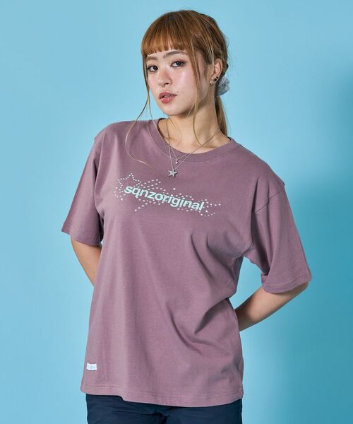 SEQUENZ(シークエンズ)の「※WEB限定 / ユニセックス / 星モチーフ半袖Tシャツ / sqnz star newlogo tee(Tシャツ/カットソー・メンズ・ベージュ系その他2/その他5/ネイビー/ピンク系その他/ホワイト・LARGE/SMALL/MEDIUM)」の3枚目の写真