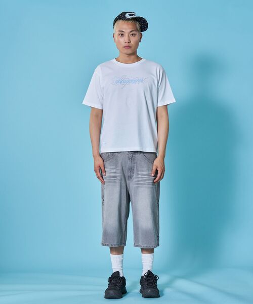 SEQUENZ(シークエンズ)の「※WEB限定 / ユニセックス / 星モチーフ半袖Tシャツ / sqnz star newlogo tee(Tシャツ/カットソー・メンズ・ベージュ系その他2/その他5/ネイビー/ピンク系その他/ホワイト・LARGE/SMALL/MEDIUM)」の11枚目の写真