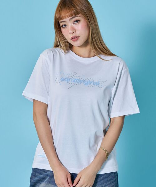 SEQUENZ(シークエンズ)の「※WEB限定 / ユニセックス / 星モチーフ半袖Tシャツ / sqnz star newlogo tee(Tシャツ/カットソー・メンズ・ベージュ系その他2/その他5/ネイビー/ピンク系その他/ホワイト・LARGE/SMALL/MEDIUM)」の14枚目の写真