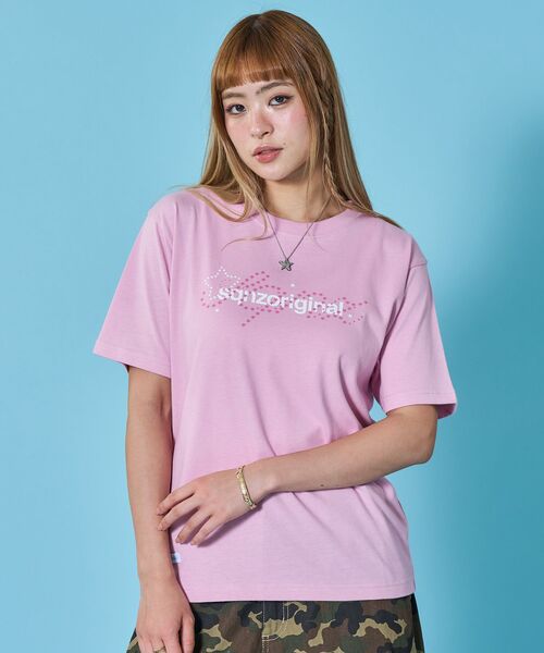 SEQUENZ(シークエンズ)の「※WEB限定 / ユニセックス / 星モチーフ半袖Tシャツ / sqnz star newlogo tee(Tシャツ/カットソー・メンズ・ベージュ系その他2/その他5/ネイビー/ピンク系その他/ホワイト・LARGE/SMALL/MEDIUM)」の20枚目の写真