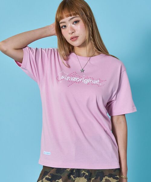 SEQUENZ(シークエンズ)の「※WEB限定 / ユニセックス / 星モチーフ半袖Tシャツ / sqnz star newlogo tee(Tシャツ/カットソー・メンズ・ベージュ系その他2/その他5/ネイビー/ピンク系その他/ホワイト・LARGE/SMALL/MEDIUM)」の21枚目の写真