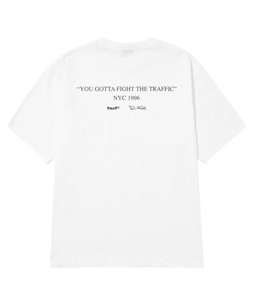 HUF（ハフ）の「FIGHT THE TRAFFIC TEE（Tシャツ/カットソー・メンズ・グリーン/ホワイト/ブラック・M/S/L/XXL/XL）」の6枚目の写真