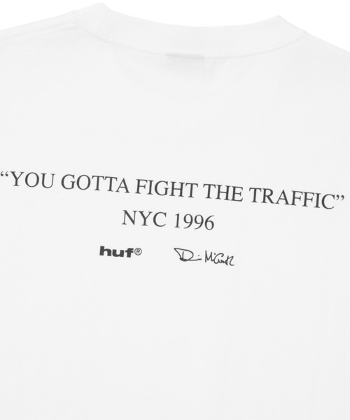 HUF（ハフ）の「FIGHT THE TRAFFIC TEE（Tシャツ/カットソー・メンズ・グリーン/ホワイト/ブラック・M/S/L/XXL/XL）」の8枚目の写真