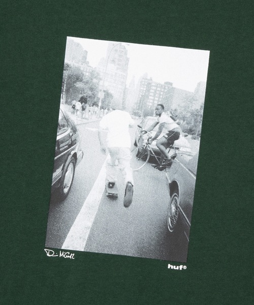 HUF（ハフ）の「FIGHT THE TRAFFIC TEE（Tシャツ/カットソー・メンズ・グリーン/ホワイト/ブラック・M/S/L/XXL/XL）」の18枚目の写真