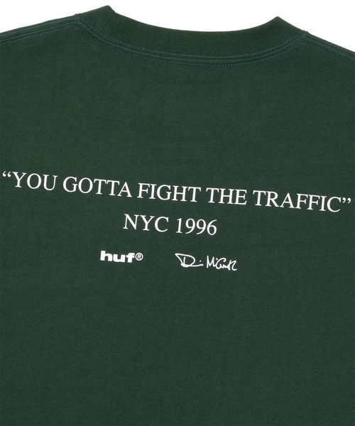HUF（ハフ）の「FIGHT THE TRAFFIC TEE（Tシャツ/カットソー・メンズ・グリーン/ホワイト/ブラック・M/S/L/XXL/XL）」の19枚目の写真