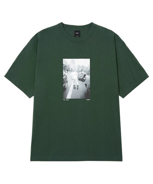 HUF（ハフ）の「FIGHT THE TRAFFIC TEE（Tシャツ/カットソー・メンズ・グリーン/ホワイト/ブラック・M/S/L/XXL/XL）」の16枚目の写真