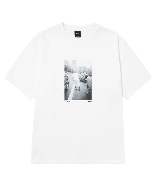HUF（ハフ）の「FIGHT THE TRAFFIC TEE（Tシャツ/カットソー・メンズ・グリーン/ホワイト/ブラック・M/S/L/XXL/XL）」の5枚目の写真