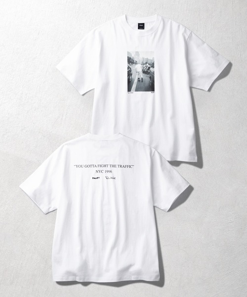 HUF（ハフ）の「FIGHT THE TRAFFIC TEE（Tシャツ/カットソー・メンズ・グリーン/ホワイト/ブラック・M/S/L/XXL/XL）」の4枚目の写真