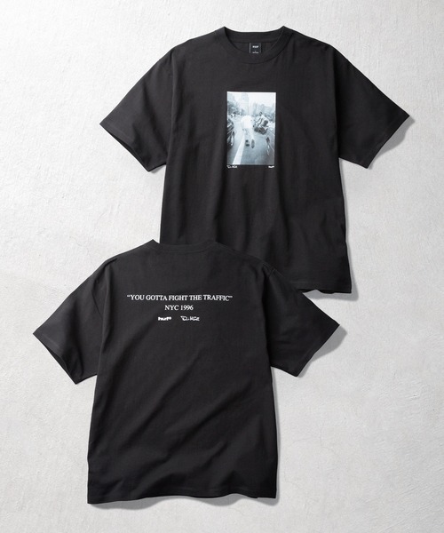 HUF（ハフ）の「FIGHT THE TRAFFIC TEE（Tシャツ/カットソー・メンズ・グリーン/ホワイト/ブラック・M/S/L/XXL/XL）」の22枚目の写真