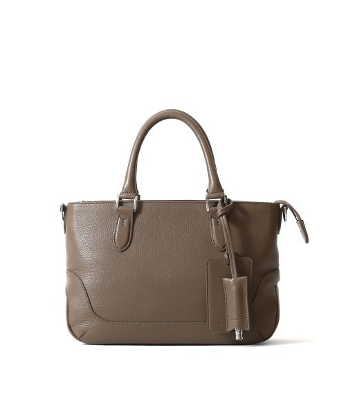 PELLE MORBIDA（ペッレモルビダ）の「Maiden Voyage（メイデンヴォヤージュ）MB088-ミニトートバッグ（ショルダーバッグ・メンズ・チャコールグレー/ブラック/グレイッシュベージュ・FREE）」の3枚目の写真