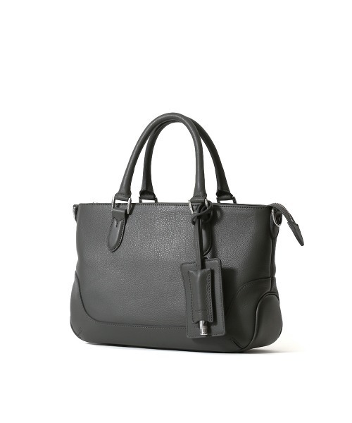 PELLE MORBIDA（ペッレモルビダ）の「Maiden Voyage（メイデンヴォヤージュ）MB088-ミニトートバッグ（ショルダーバッグ・メンズ・チャコールグレー/ブラック/グレイッシュベージュ・FREE）」の19枚目の写真