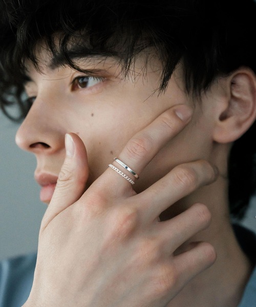 Rocky Monroe(ロッキーモンロー)の「925シルバーリング サイズ調整可能(リング・メンズ・A/C/B/D/E/G/F/I・FREE)」の1枚目の写真
