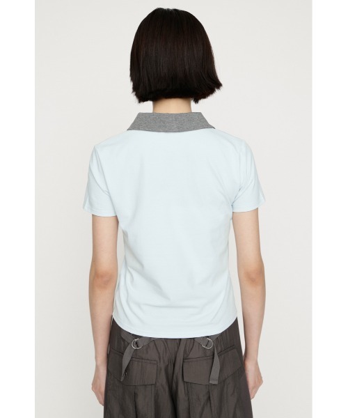 SLY(スライ)の「S.LOGO COMPACT TOPS エスロゴコンパクトトップス 夏服 秋服(Tシャツ/カットソー・レディース・ネイビー/ピンク系その他/ライトブルー/ブラック・FREE)」の15枚目の写真
