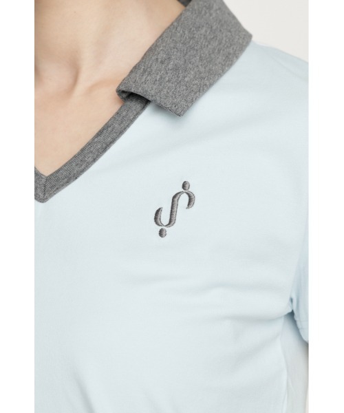 SLY(スライ)の「S.LOGO COMPACT TOPS エスロゴコンパクトトップス 夏服 秋服(Tシャツ/カットソー・レディース・ネイビー/ピンク系その他/ライトブルー/ブラック・FREE)」の17枚目の写真