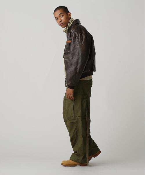 AVIREX(アヴィレックス)の「A-2 FLIGHT JACKET ANTIQUE LAMB / A-2 フライトジャケット アンティークラム / AVIREX / アヴィレックス(ミリタリージャケット・メンズ・ブラック・38/36)」の8枚目の写真