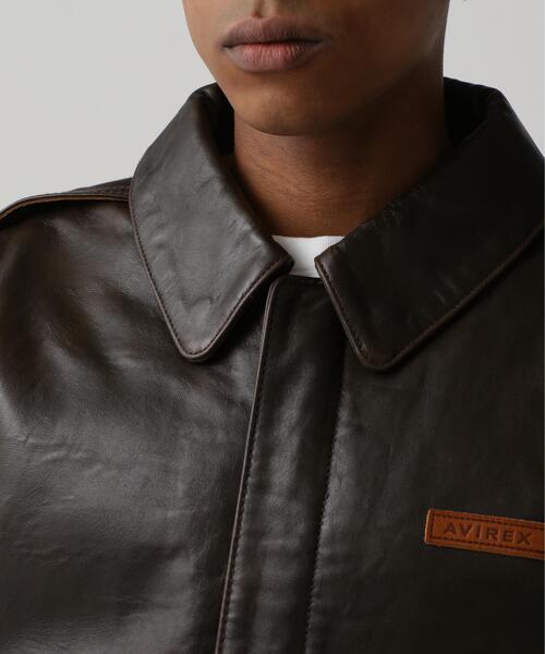 AVIREX(アヴィレックス)の「A-2 FLIGHT JACKET ANTIQUE LAMB / A-2 フライトジャケット アンティークラム / AVIREX / アヴィレックス(ミリタリージャケット・メンズ・ブラック・38/36)」の11枚目の写真