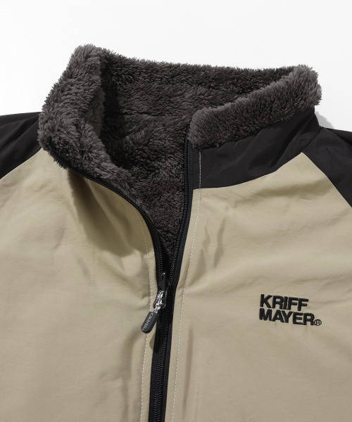 KRIFF MAYER（クリフメイヤー）の「【リバーシブル】ひっくりスタンドJK（その他アウター・メンズ・カラフル/ネイビー/グレイッシュベージュ/その他5/ブラック・LARGE/X-LARGE/MEDIUM）」の10枚目の写真