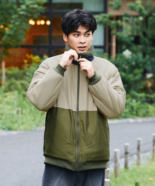 KRIFF MAYER（クリフメイヤー）の「【リバーシブル】ひっくりスタンドJK（その他アウター・メンズ・カラフル/ネイビー/グレイッシュベージュ/その他5/ブラック・LARGE/X-LARGE/MEDIUM）」の18枚目の写真