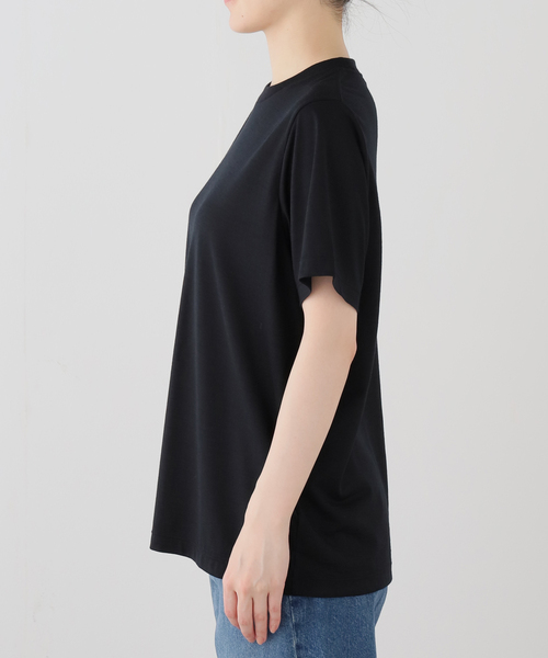 Deuxieme Classe(ドゥーズィエムクラス)の「*追加 Prime wool jersey Tシャツ(Tシャツ/カットソー・レディース・ブラック・FREE)」の10枚目の写真
