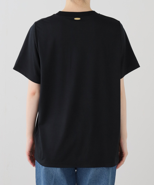 Deuxieme Classe(ドゥーズィエムクラス)の「*追加 Prime wool jersey Tシャツ(Tシャツ/カットソー・レディース・ブラック・FREE)」の11枚目の写真