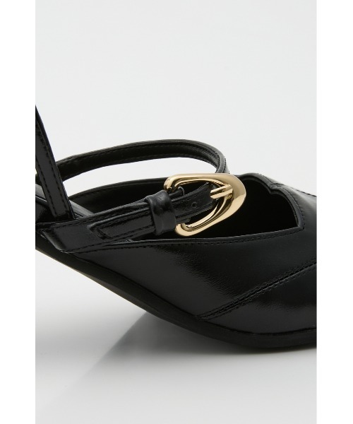 SLY(スライ)の「TINY SQUARE MARY JANE SANDAL タイニースクエアメリージェーンサンダル(サンダル・レディース・ブラック/バーガンディー・SMALL/MEDIUM/LARGE)」の9枚目の写真