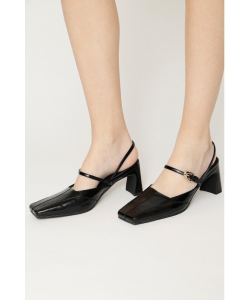 SLY(スライ)の「TINY SQUARE MARY JANE SANDAL タイニースクエアメリージェーンサンダル(サンダル・レディース・ブラック/バーガンディー・SMALL/MEDIUM/LARGE)」の12枚目の写真