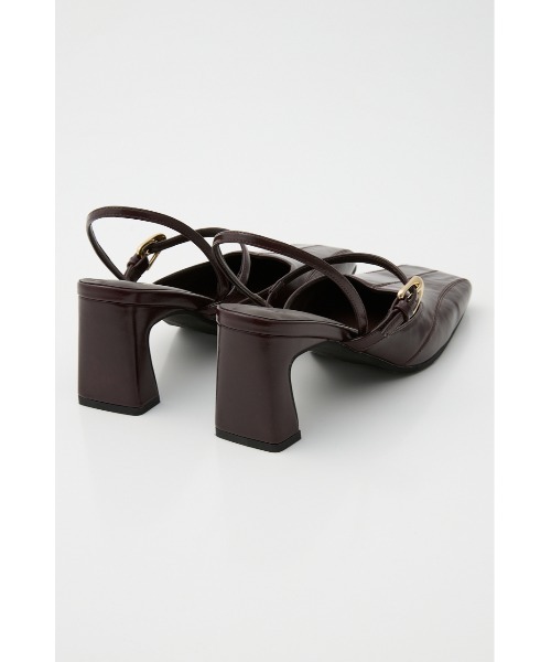 SLY(スライ)の「TINY SQUARE MARY JANE SANDAL タイニースクエアメリージェーンサンダル(サンダル・レディース・ブラック/バーガンディー・SMALL/MEDIUM/LARGE)」の15枚目の写真