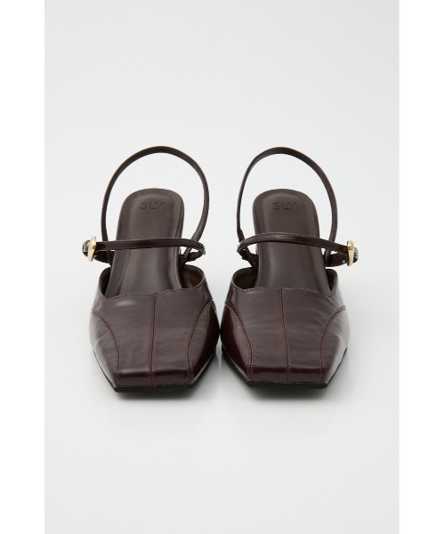 SLY(スライ)の「TINY SQUARE MARY JANE SANDAL タイニースクエアメリージェーンサンダル(サンダル・レディース・ブラック/バーガンディー・SMALL/MEDIUM/LARGE)」の16枚目の写真