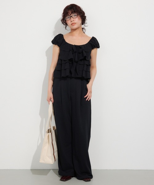 SLY(スライ)の「TINY SQUARE MARY JANE SANDAL タイニースクエアメリージェーンサンダル(サンダル・レディース・ブラック/バーガンディー・SMALL/MEDIUM/LARGE)」の8枚目の写真