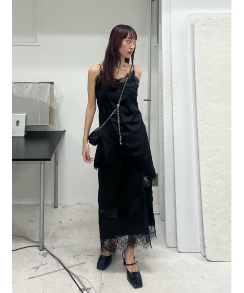 SLY(スライ)の「TINY SQUARE MARY JANE SANDAL タイニースクエアメリージェーンサンダル(サンダル・レディース・ブラック/バーガンディー・SMALL/MEDIUM/LARGE)」の6枚目の写真
