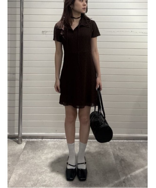 SLY(スライ)の「TINY SQUARE MARY JANE SANDAL タイニースクエアメリージェーンサンダル(サンダル・レディース・ブラック/バーガンディー・SMALL/MEDIUM/LARGE)」の3枚目の写真