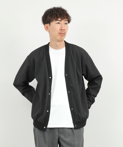 NOLLEY’S（ノーリーズ）の「DotAir サッカーカーディガン 26SS（カーディガン/ボレロ・メンズ・カーキ/ネイビー/ブラック・M/L/S/XL）」の14枚目の写真