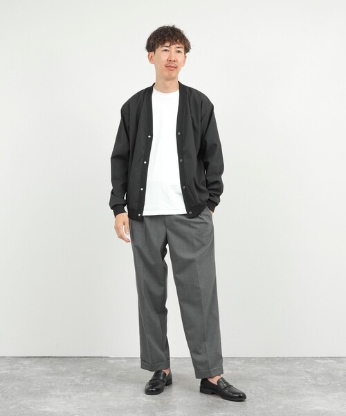 NOLLEY’S（ノーリーズ）の「DotAir サッカーカーディガン 26SS（カーディガン/ボレロ・メンズ・カーキ/ネイビー/ブラック・M/L/S/XL）」の18枚目の写真