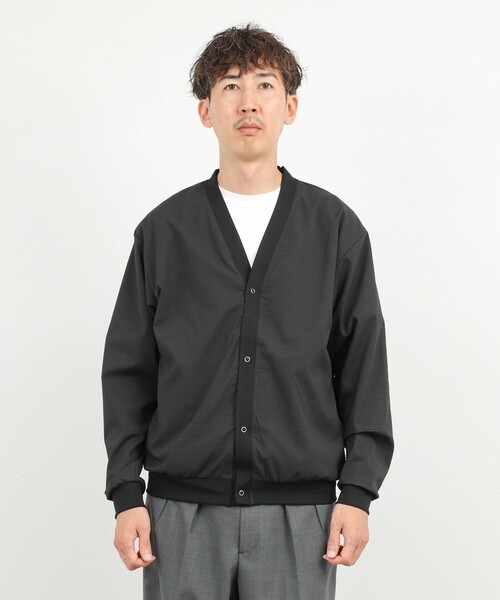 NOLLEY’S（ノーリーズ）の「DotAir サッカーカーディガン 26SS（カーディガン/ボレロ・メンズ・カーキ/ネイビー/ブラック・M/L/S/XL）」の21枚目の写真