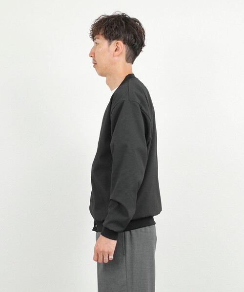 NOLLEY’S（ノーリーズ）の「DotAir サッカーカーディガン 26SS（カーディガン/ボレロ・メンズ・カーキ/ネイビー/ブラック・M/L/S/XL）」の22枚目の写真