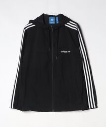 adidas(アディダス)の「ストライプ柄ナイロンブルゾン(ナイロンジャケット)」